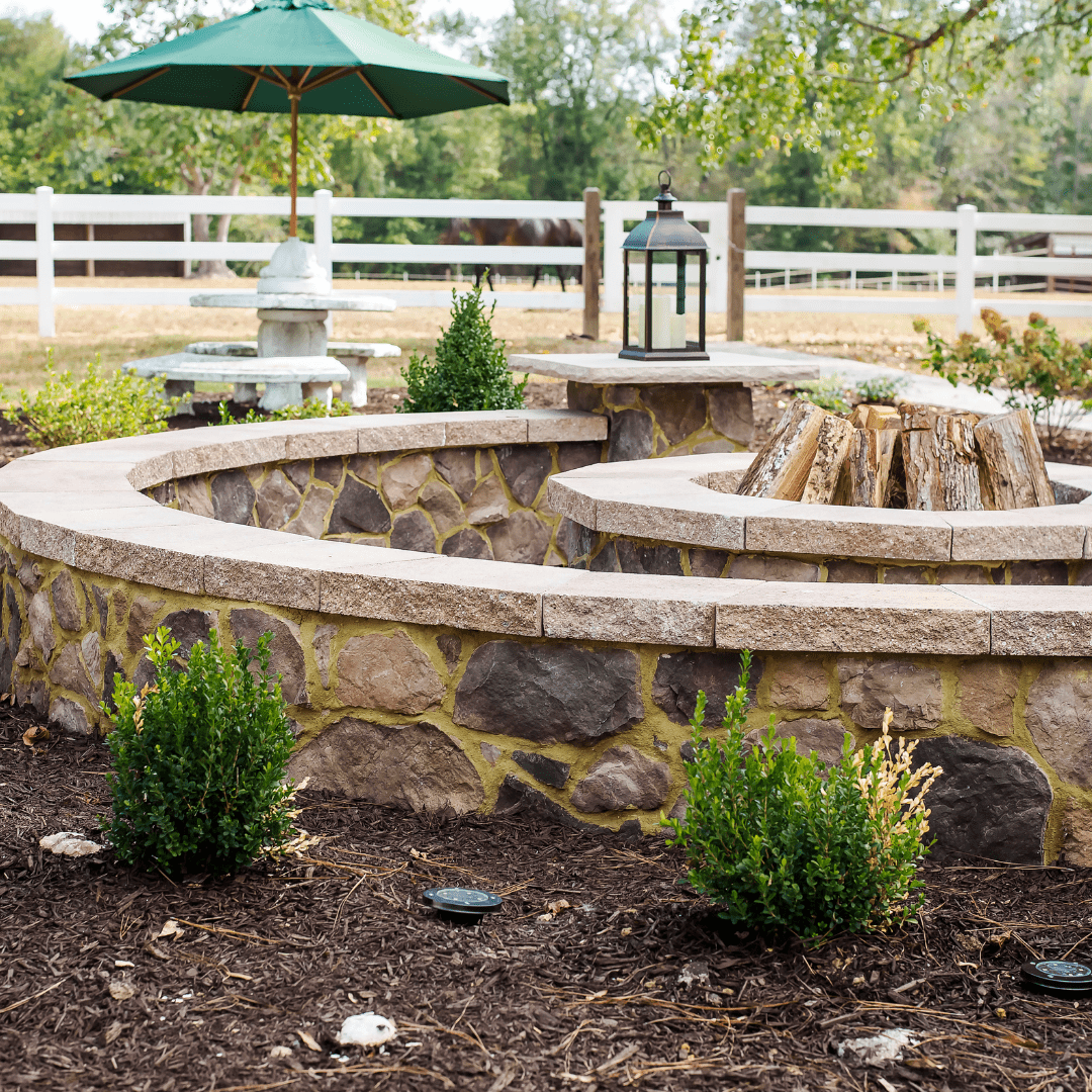 Landscape and hardscape job