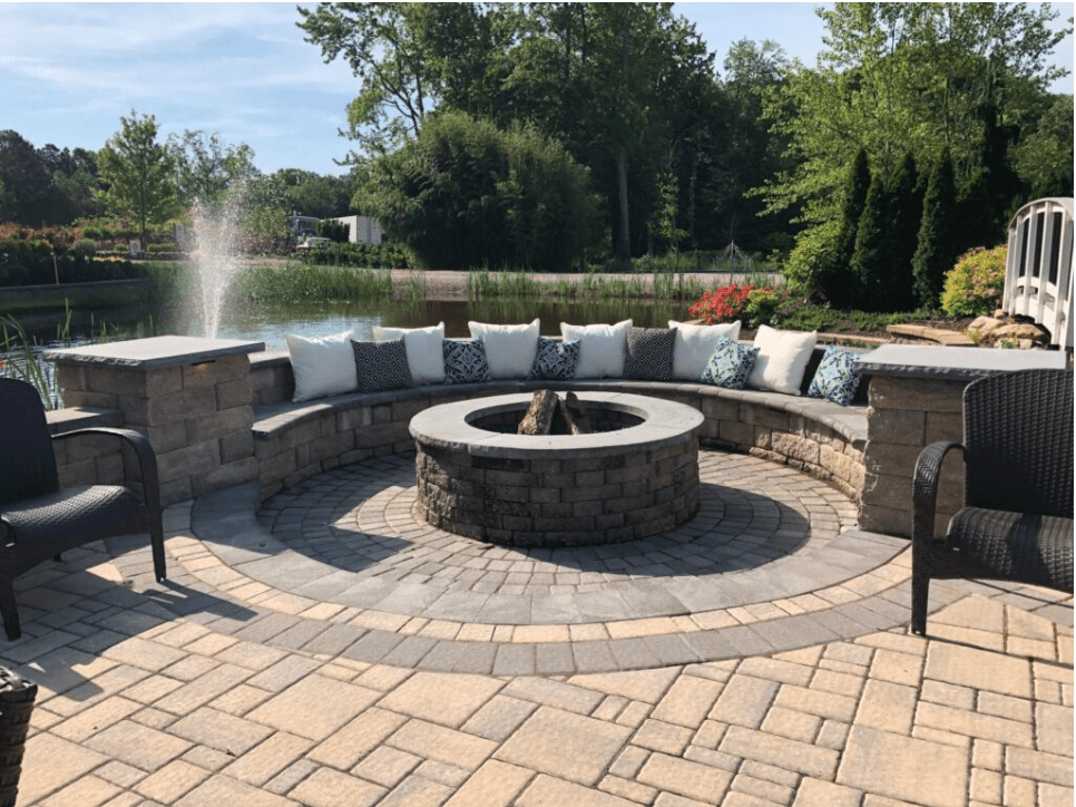 Middle Patio Fireplace