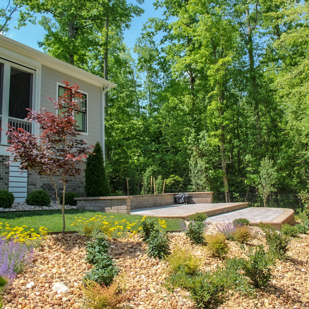 two level patio