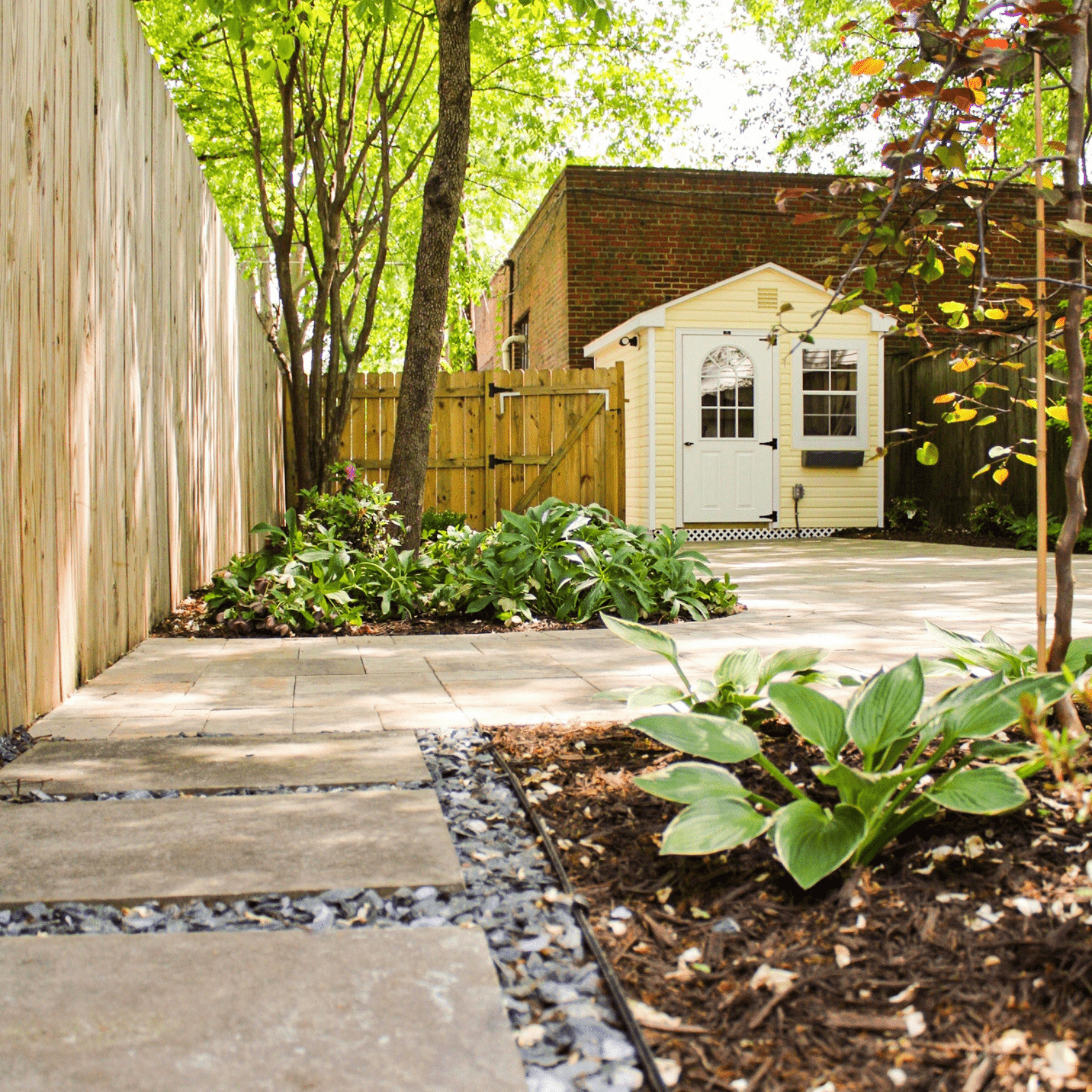 patio and landscape in Churchill