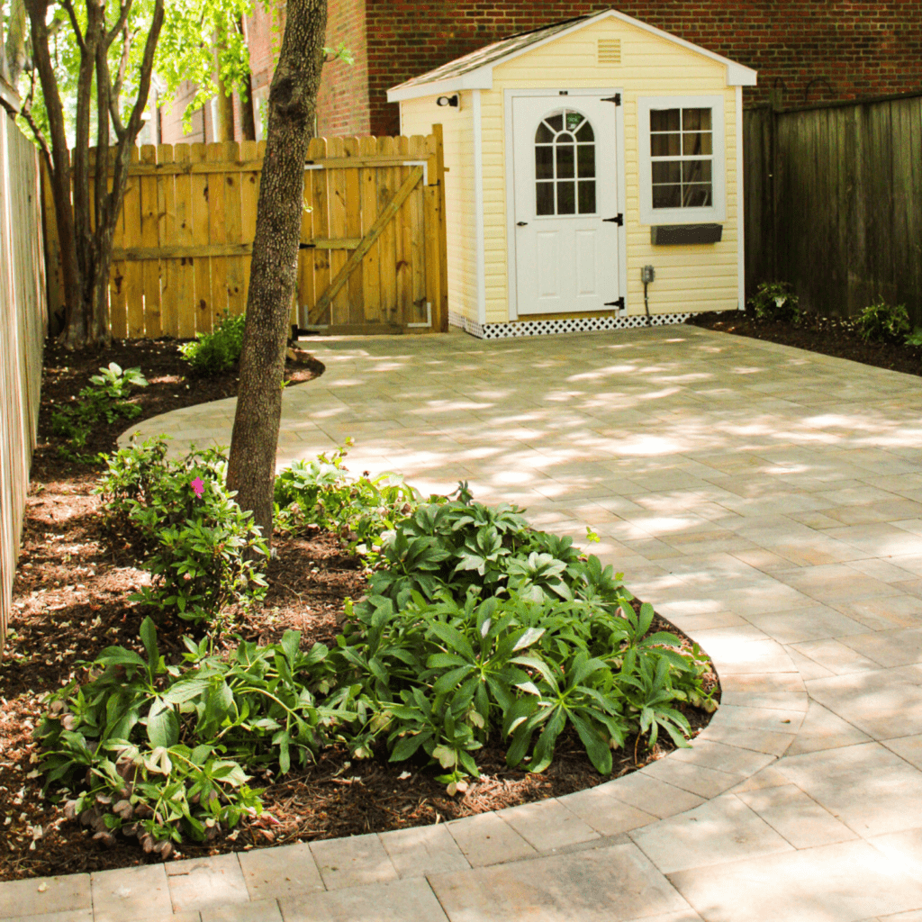 patio and landscape in Churchill