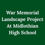 war memorial landscape project at midlothian high school logo