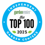 the top 100 independent garden centers 2025 logo