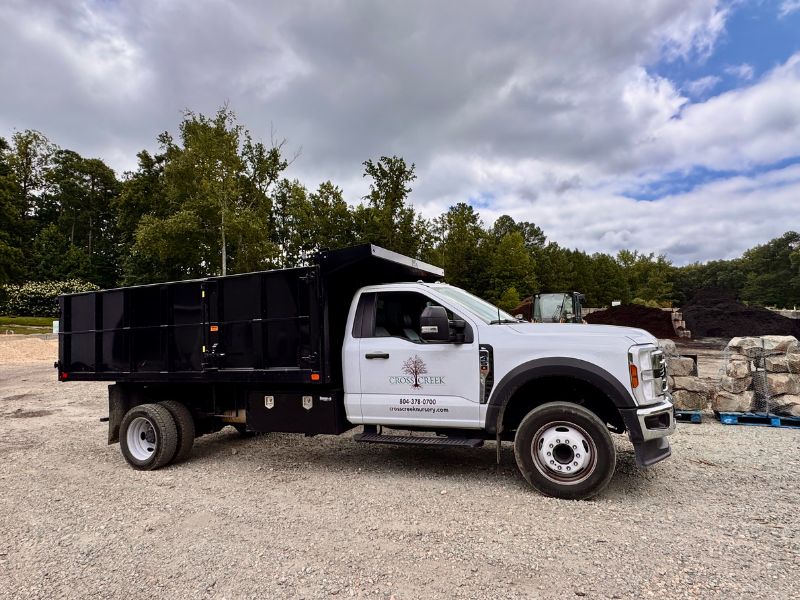 Cross-creek-delivery-truck cross creek delivery truck in bulk yard