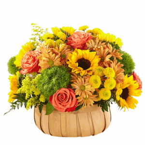 Harvest Sunflower Basket