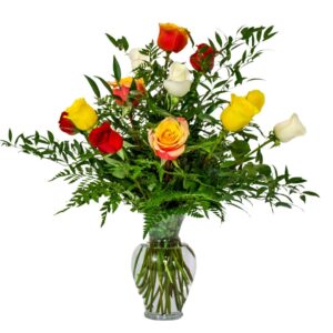 Mixed Dozen Roses