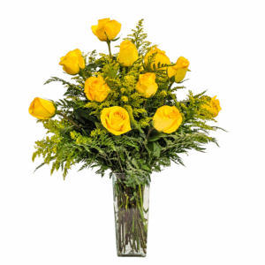 One Dozen Yellow Roses