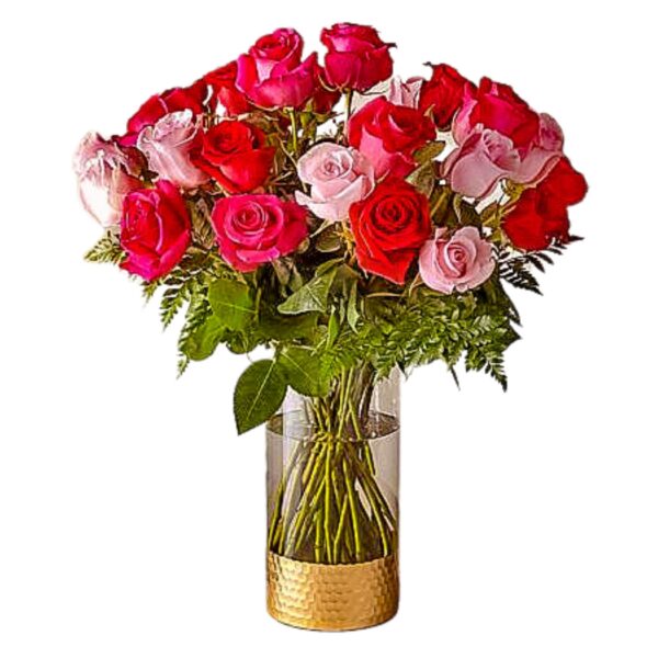 Rose Colored Love Bouquet - Deluxe Version