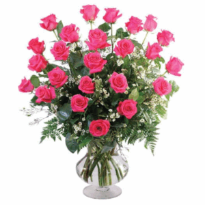 Two Dozen Pink Roses