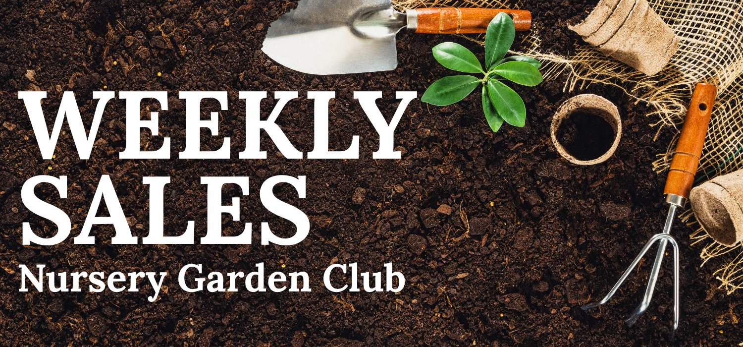 cross-creek-nursery-weekly-specials Weekly Sales with the Nursery Garden Club
