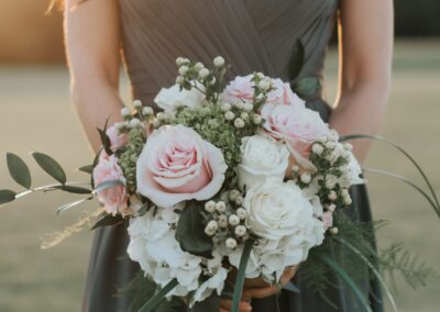 Floral bouquet designed by Cross Creek Florist.