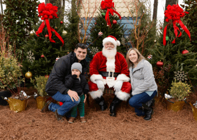 Santa experience at Cross Creek Midlothian.