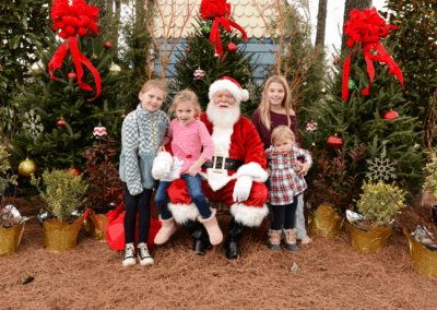 December Santa experience at Cross Creek Midlothian.