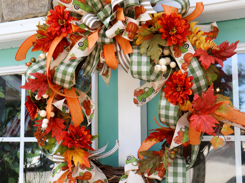 stem-bar-sale-floral-wreaths Floral wreaths made at Cross Creek Florist.