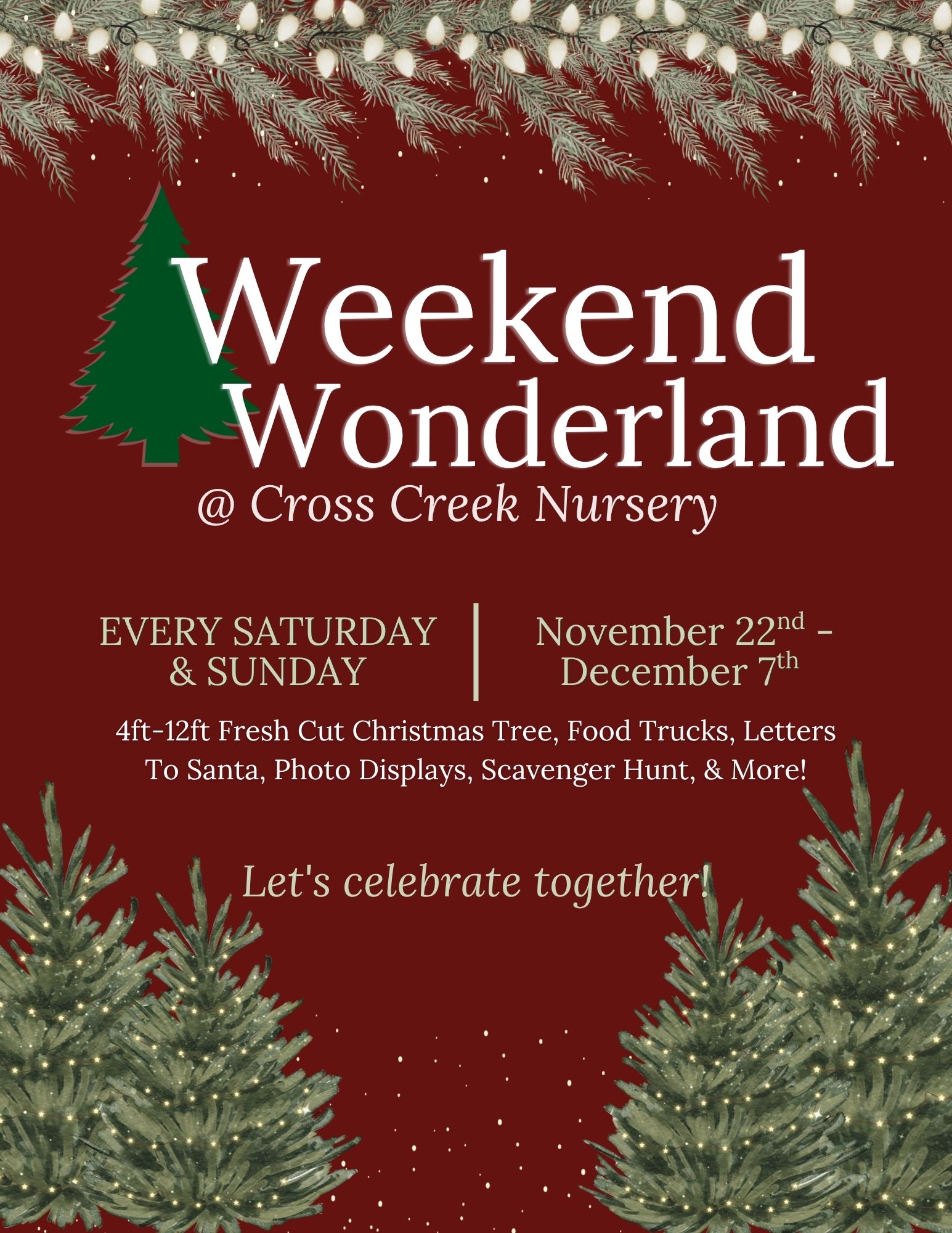 Weekend Wonderland Flyer