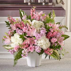 Simply Serene Floor Sympathy Basket